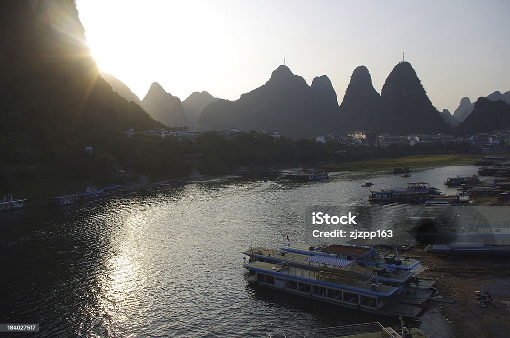 Cina Guilin rafting - Foto stock royalty-free di Acqua