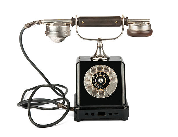 Teléfono antiguo - foto de stock