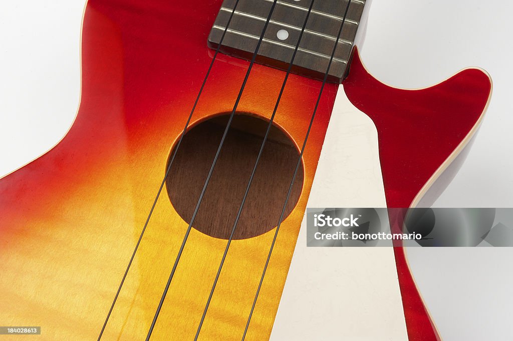 ukulele a ukulele in white background Horizontal Stock Photo