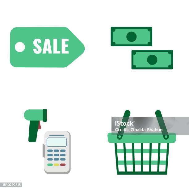 Store Elements Stock Illustration - Download Image Now - Advertisement ...
