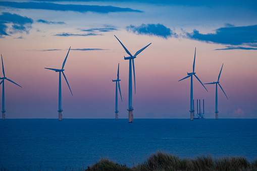 Small wind farm off the North East Coast of Redcar