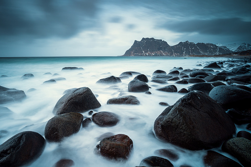 Long exposure of the atlantic in norway