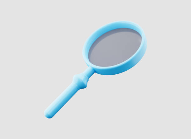 istock Magnifying glass blue 3d render.
Affiliate marketing tools.  Research, analysis information. 1840351427