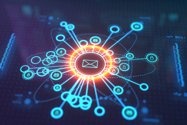 Concept of email marketing.