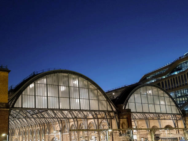 Historical saint pancras train station at london england UK