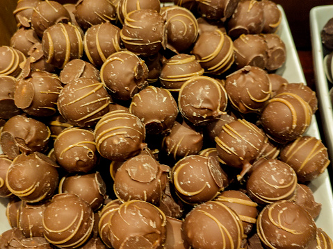 chocolate truf balls at brussel belgium