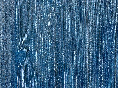 Old Wooden Blue Background