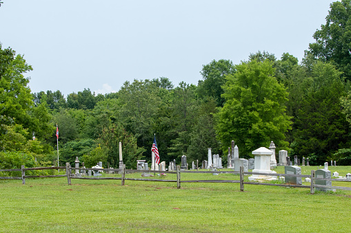 Bryces Crossroads civil war Cemetery in mississippi