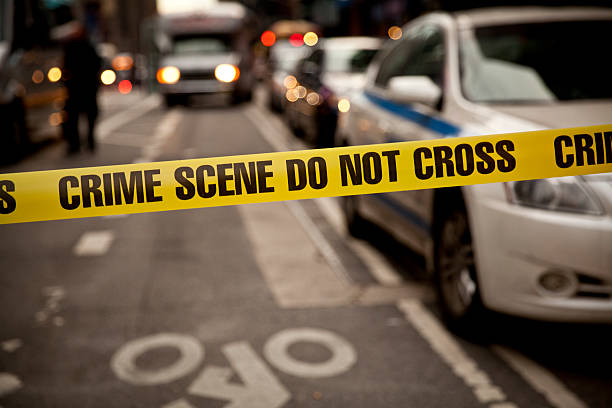 crime scene do not cross Bad things happen in life. hazard sign photos stock pictures, royalty-free photos & images