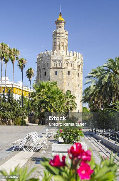 Photo libre de droit de La Torre Del Oro banque d'images et plus d'images libres de droit de Rue - Rue, Séville, Architecture