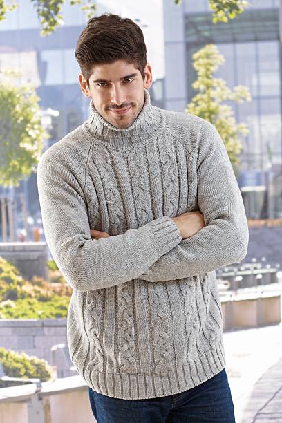 istock Happy man standing arms crossed 184037943