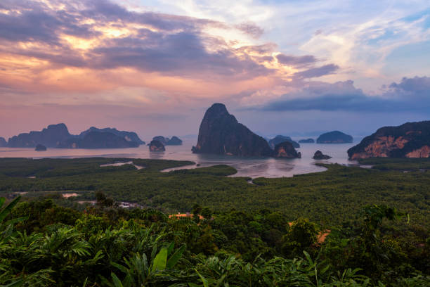 istock Phang Nga bay from Samet Nangshe viewpoint, Thailand 1840401767