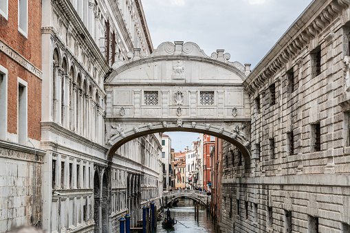 Bridge of sigh (Ponte dei Sospiri) Venice Italy