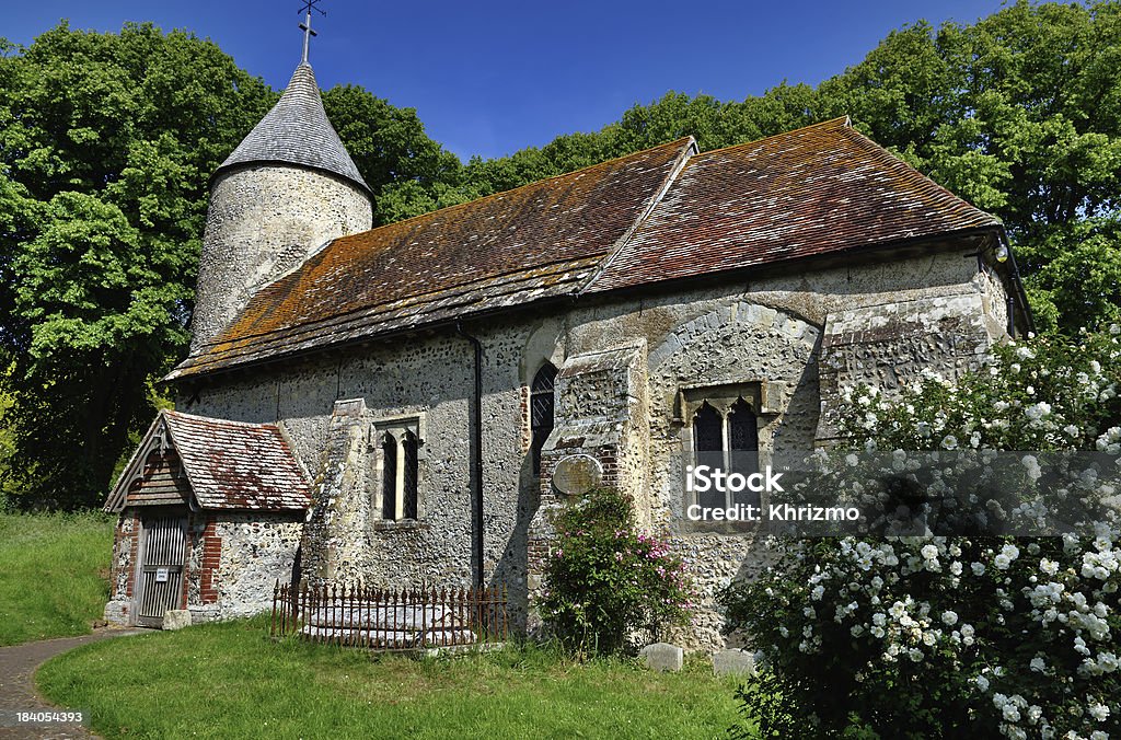 St Peters Church, Southease, East Sussex - Zbiór zdjęć royalty-free (Anglia)