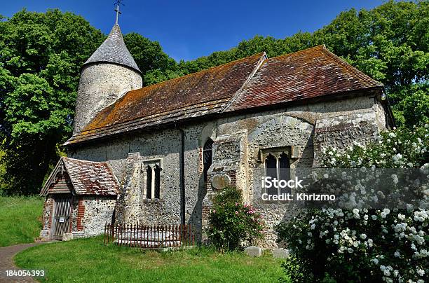 St Peters Church Southease East Sussex - zdjęcia stockowe i więcej obrazów Anglia - Anglia, Architektura, Bez ludzi