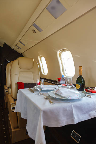 istock Luxury interior aircraft business aviation 184057499