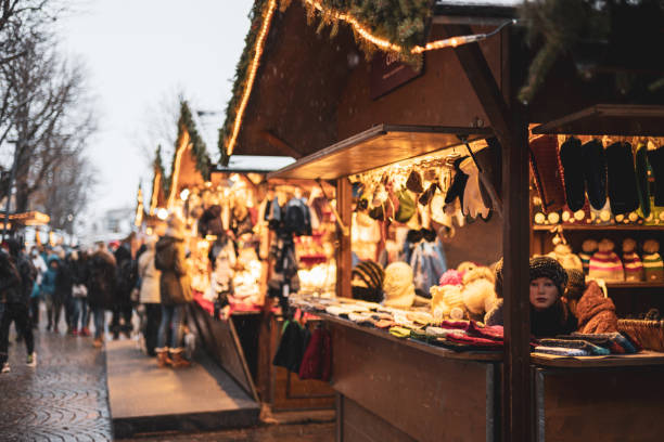istock Christmas fair in Italy 1840578168