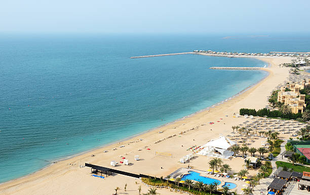 istock Beach of the luxury hotel, Ras Al Khaima, UAE 184058061