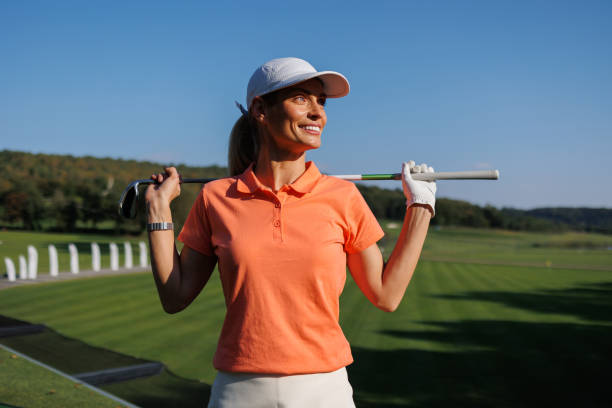 istock Golfing Grace: Young Woman on the Course 1840603471