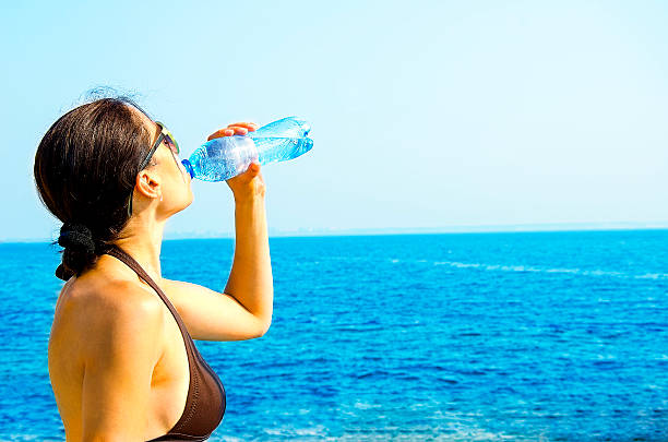 istock Woman is drinking a water 184061548