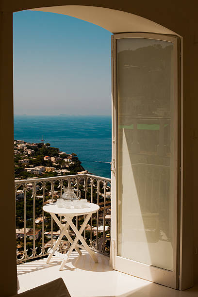 istock Beautifull view from balcony at Capri island 184061655