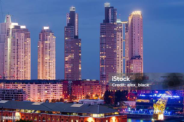 Buenos Aires Cityscape Capital City Of Argentina Puerto Madero Neighborhood Stock Photo - Download Image Now