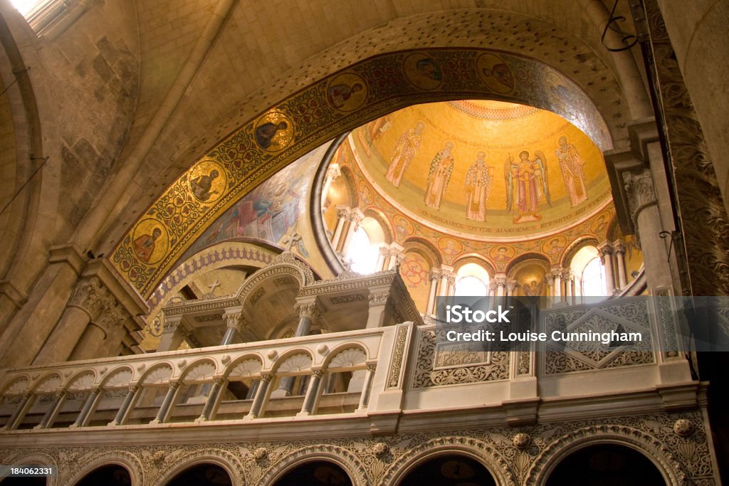 Kirche des Heiligen Grabes, Jerusalem - Lizenzfrei Altstadt Stock-Foto