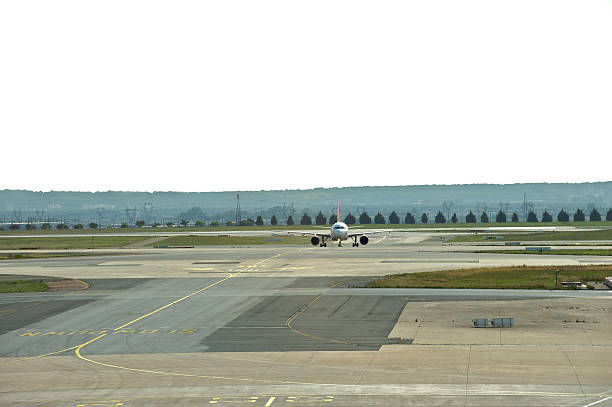 istock Airplane alone in an airport 184071155