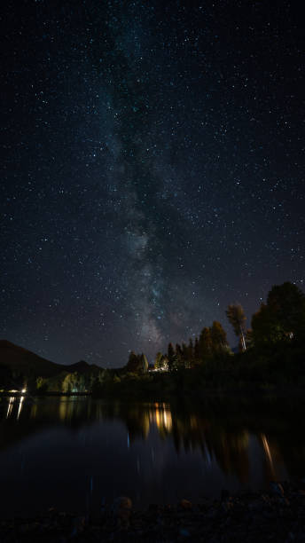 istock Milky Way Galaxy core over Sun Valley, Idaho 1840711553