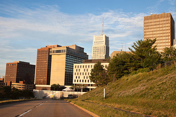istock Road to downtown of Akron 184073791