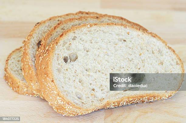 Whole Grain Sandwich Sliced Stock Photo - Download Image Now - Backgrounds, Baked, Bread