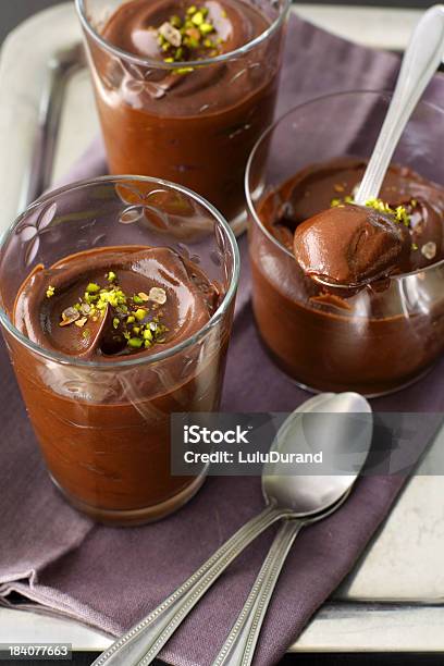 Chocolate Avocado Pudding Stock Photo - Download Image Now - Chocolate, Dessert - Sweet Food, No People