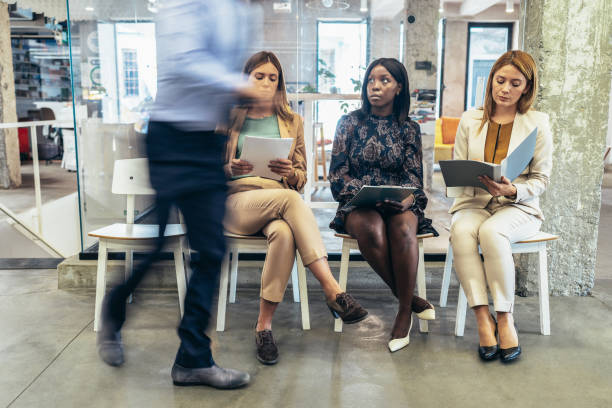 istock Candidates waiting for job interview 1840791215