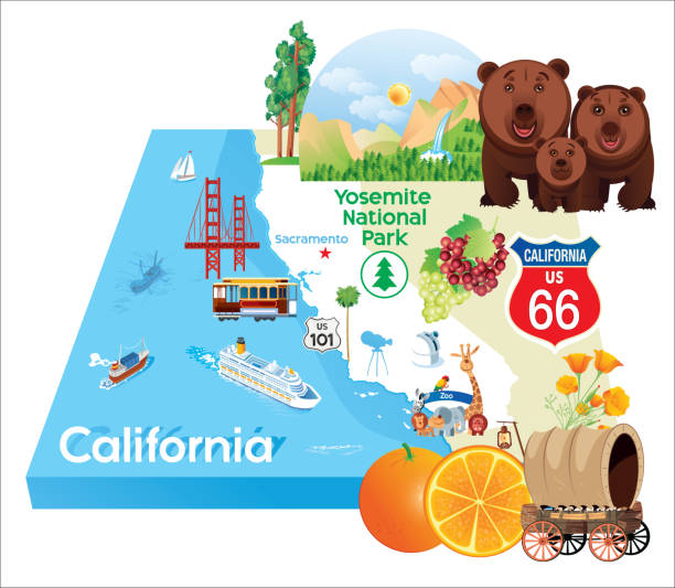 Yosemite National Park, California Map California Map
https://maps.lib.utexas.edu/maps/us_2001/california_ref_2001.pdf west marin stock illustrations
