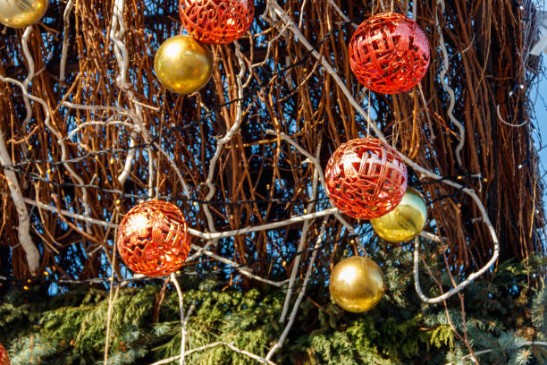 istock Beautiful decorations for Christmas and New Year holidays 1840840762
