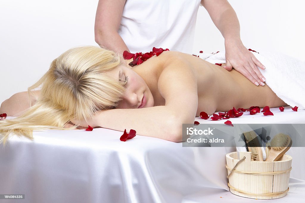 Massagem - Foto de stock de Adulto royalty-free