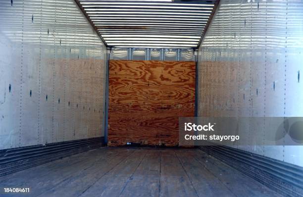 Empty Semi Trailer Stock Photo - Download Image Now - Truck, Unloading, Activity