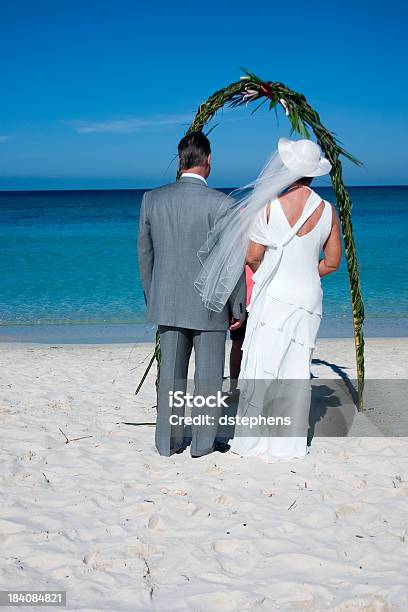 Beach Wedding Stock Photo - Download Image Now - Beach, Bonding, Bouquet