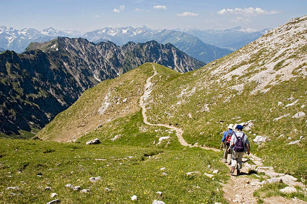 istock Hiking in the Alps 184084858