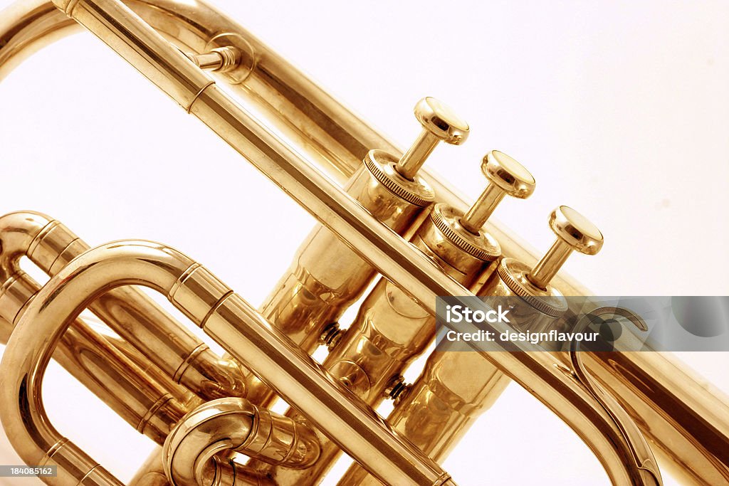 trumpet - Zbiór zdjęć royalty-free (Dmuchać)
