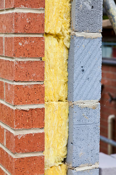 istock Brick and insulation in modern home construction reduced carbon footprint 184085266