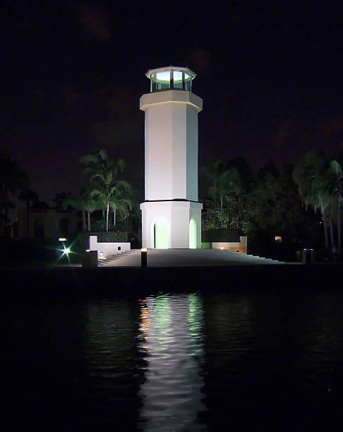 Aventura lighthouse stock photo