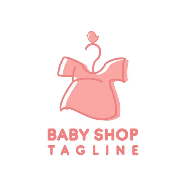 Vector illustration of Baby Shop Logo Symbol Design Template Flat Style Vector