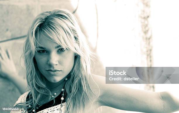 Blonde Young Woman Stock Photo - Download Image Now - 20-24 Years, Active Seniors, Adulation