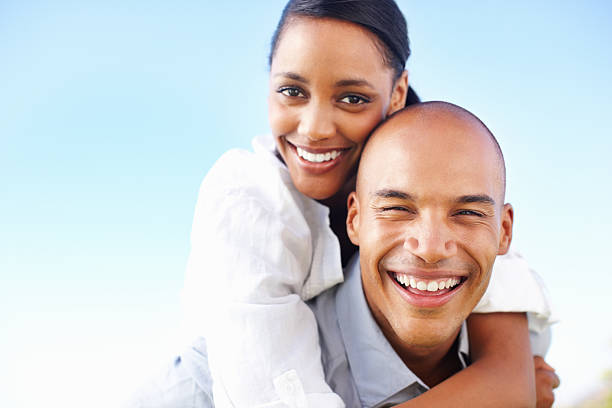 istock Playful couple outdoors 184085766