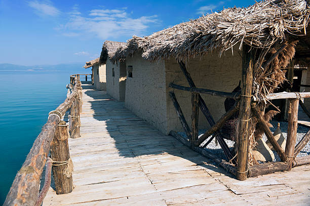 istock Prehistorical Settlement Ohrid Lake Macedonia 184086104