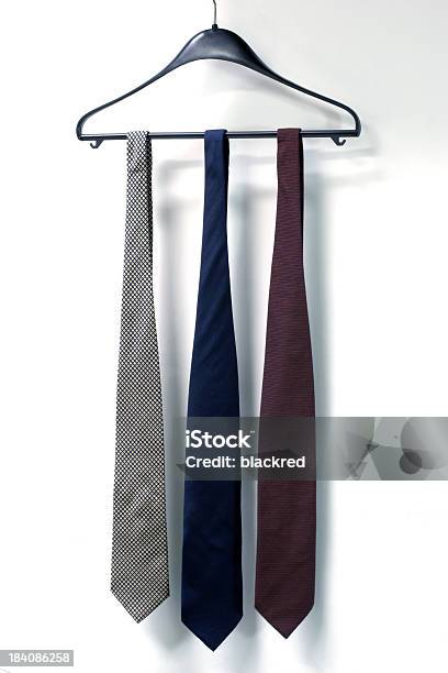 Foto de Três Neckties e mais fotos de stock de Gravata - Gravata, Pendurar, Figura para recortar