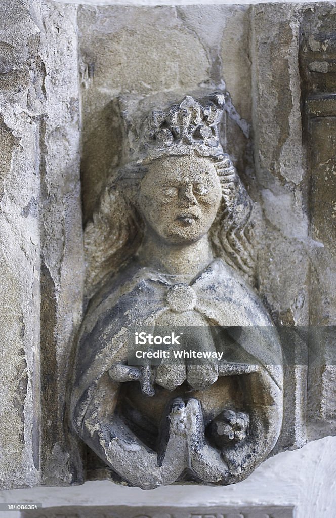 ストーンの像の Agatha の聖人乳がんいる - 悪性腫瘍のロイヤリティフリーストックフォト