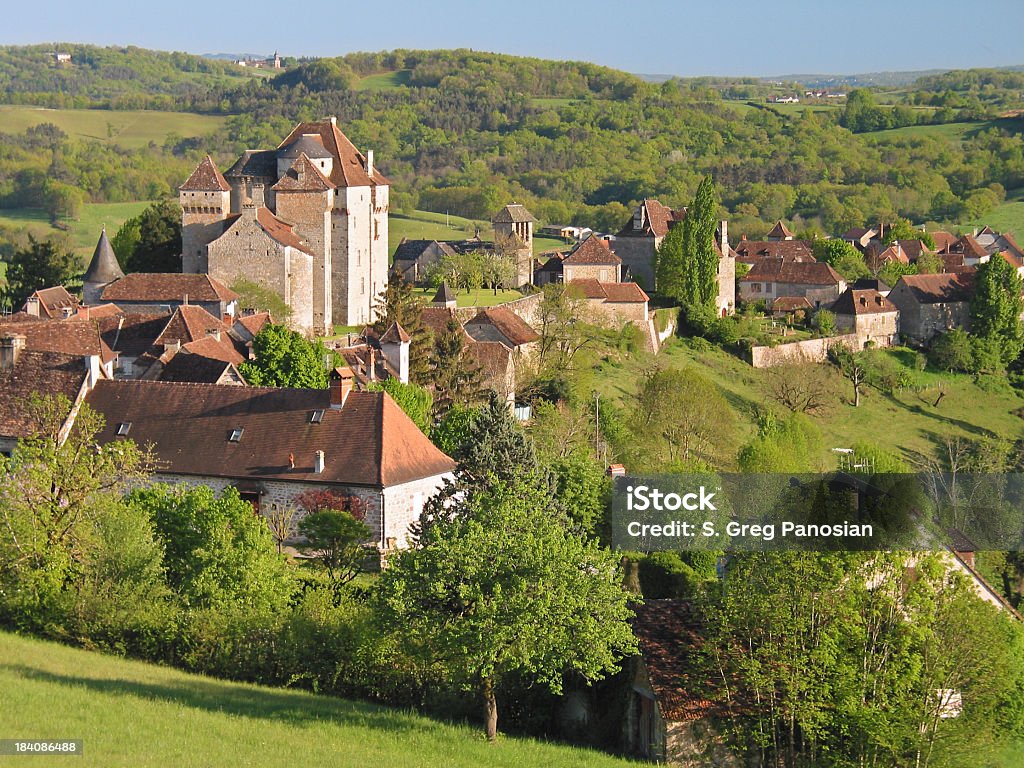 Curemonte postal - Foto de stock de Lemosín - Francia libre de derechos