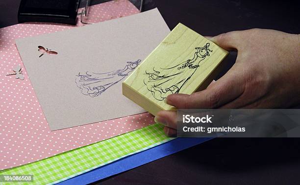 Hand Stamping Stock Photo - Download Image Now - Rubber Stamp, Scrapbook, Art